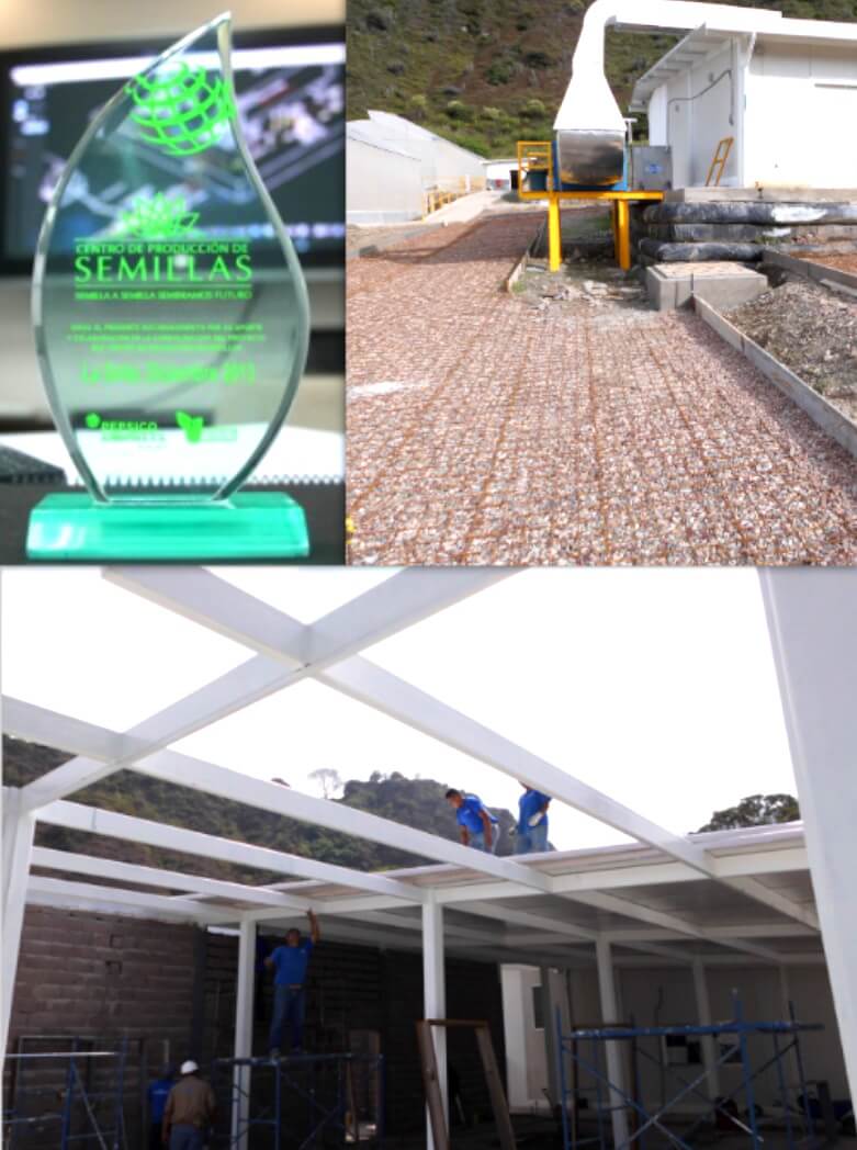 CONSTRUCCION DE OBRA CIVIL Y ELÉCTRICA PARA BODEGA DE MINITUBÉRCULOS.